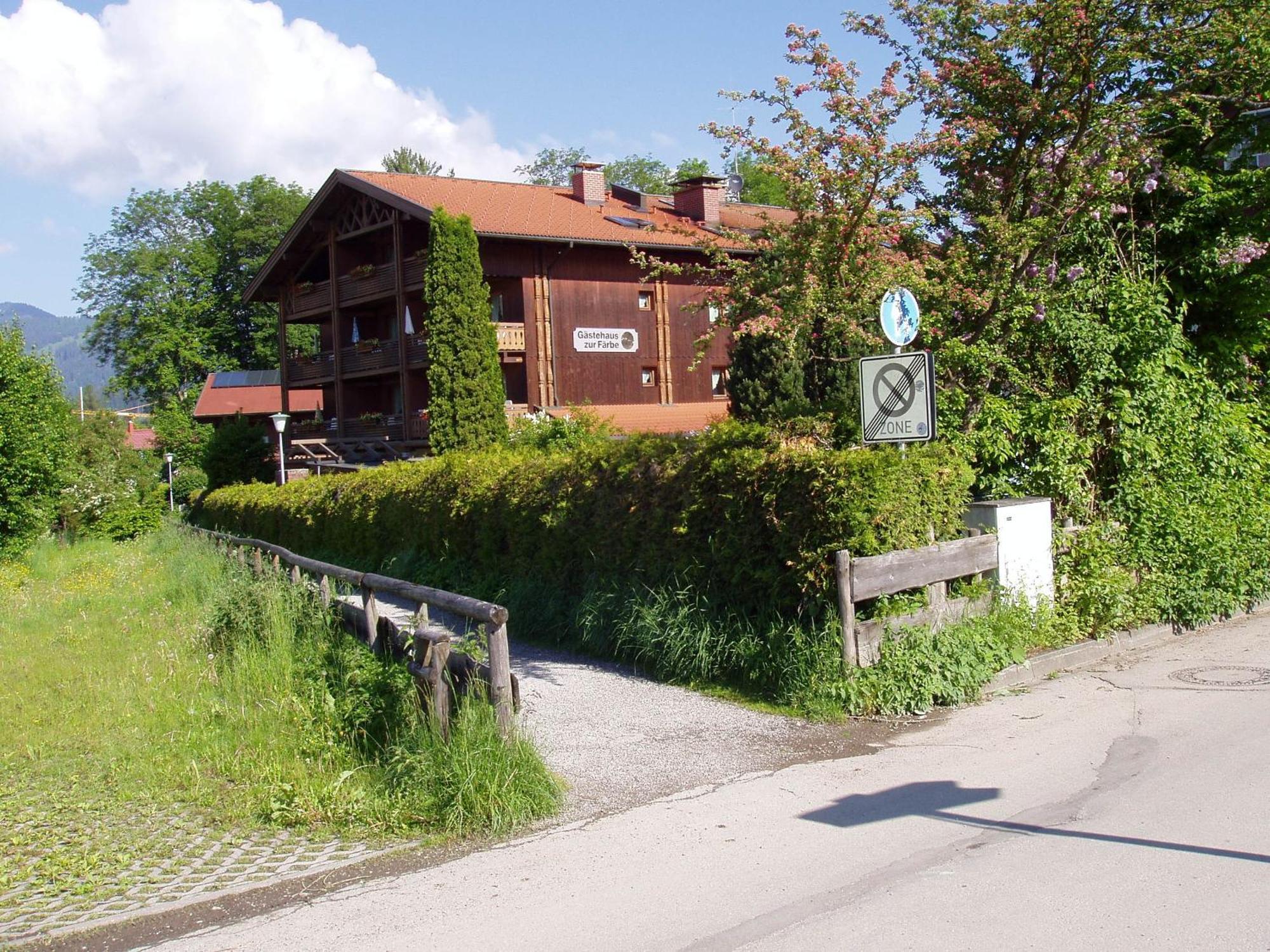 Gaestehaus Zur Faerbe Apartments Oberstdorf Eksteriør billede